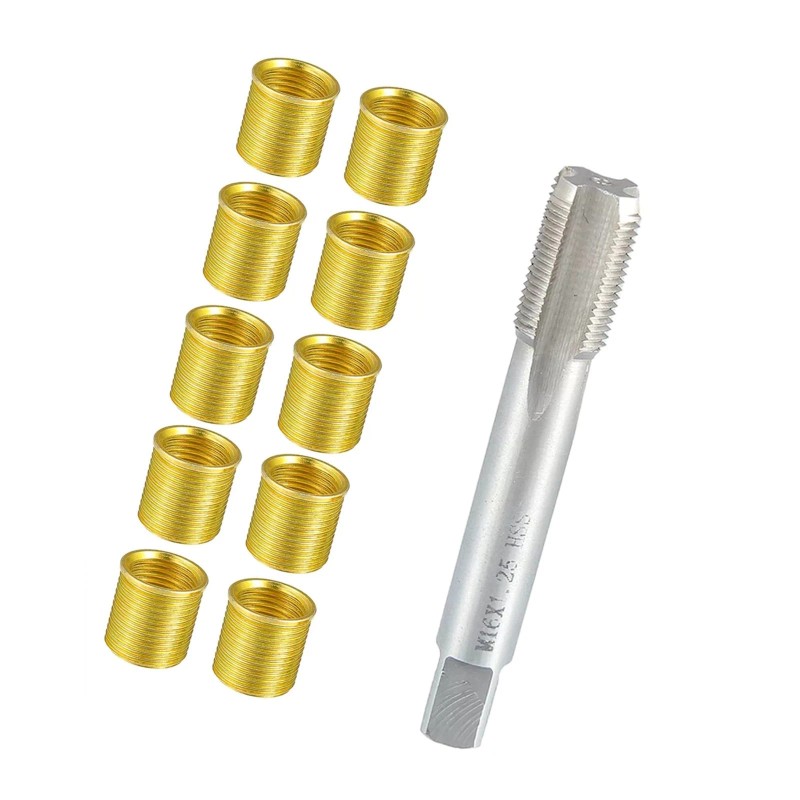 Unbranded 11PCS New Universal Spark Plug Thread Repair Tools Kit