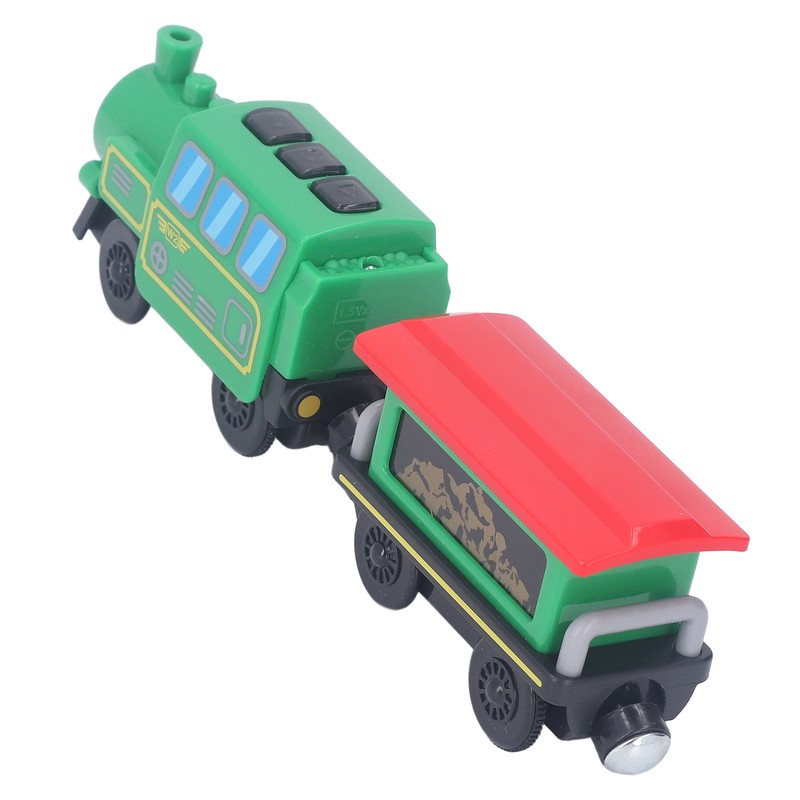 Battery Operated Locomotive Train Set Light Sound Effect Interesting Play