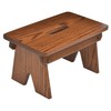 Amish Handcrafted Solid Wood Step Stool Bench Footstool A Step