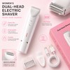 Women’s Electric Shaver for Body Grooming – Dual-Head Rechargeable Razor