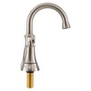 RecPro RV Bathroom Faucet Tall Spout Brushed Nickel with Drain