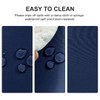 DWCN Table Cloth Wipeable Tablecloths Wipe Clean Tablecloth Rectangular Navy