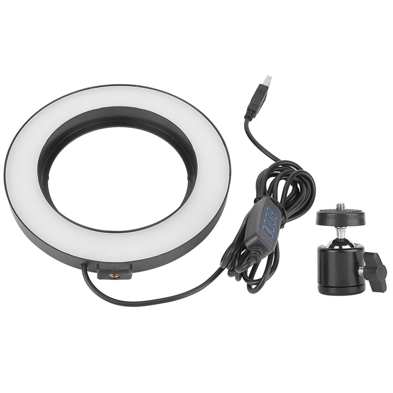 6inch Photography Dimmable LED Video Live Studio Camera Ring Light