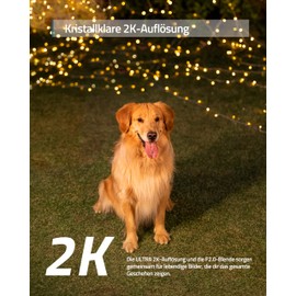 eufy Security Outdoor Cam E220, All-in-One Standalone Surveillance Camera for Outdoor Areas with 2K Resolution, Headlight, Night Vision in Colour, Toll-Free Use, IP67 Water Protection