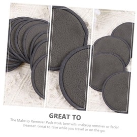 minkissy Makeup Removing Tools Bamboo Fiber Facial Cleansing Pads Face Washing for Daily Use