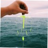 BESPORTBLE 1 Set Portable Fishing Hooks Reusable String Hooks for