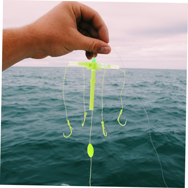 BESPORTBLE 1 Set Portable Fishing Hooks Reusable String Hooks for