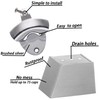 Outdoor Stainless Steel Beer Bottle Opener Wall Mounted with Cap