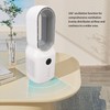 Oscillating Tower Fan, Bladeless Fan for Bedroom, Rechargeable Desk Fan