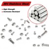304 Stainless Steel Tiny＆ Small Screws, Metric Micro Screw Nuts