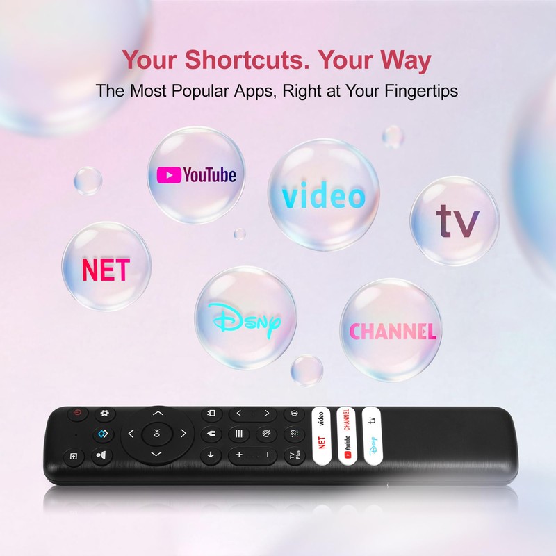 Universal Google TCL Remote Replacement Control Compatible with TCL Google
