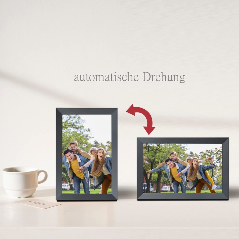 Aorpdd Digital Picture Frame WiFi 10.1 Inch HD IPS Touch
