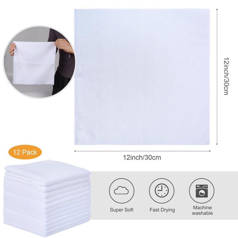SINLAND Microfiber Cleaning Cloth Dish Cloth Kitchen No Streak Absorbent