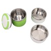 Stackable Stainless Steel Thermal Lunch Container Leakage Proof Retain Freshness
