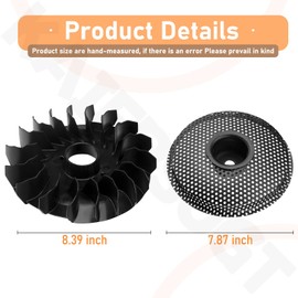 796201 Flywheel Fan Kit Compatible with BS Cub-Cadet 31R777 31P707 LA105 319000 31G777 31P677 31A000 LA115 Engines, Replaces 699708 796083 695492 794438 794436 695056 699043 697853