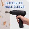 2 pcs Wing Nut Driver Set,Butterfly Hole Socket Wrench For