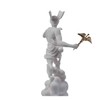 Hermes Mercury God Zeus Son Roman Statue Alabaster 17 cm