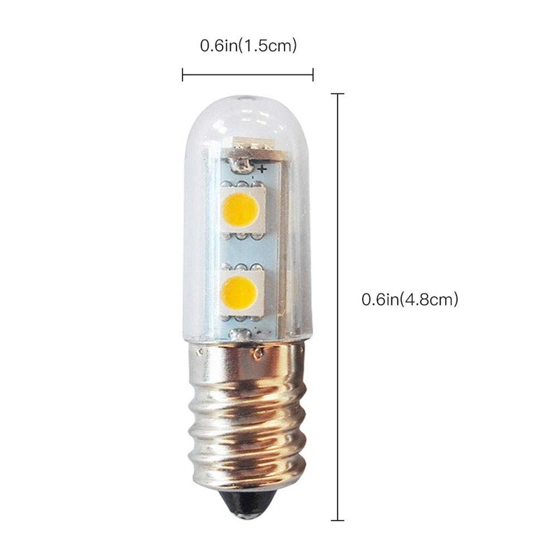 Lxcom Lighting E14 LED Bulb Microwave Refrigerator Light Bulb 1W