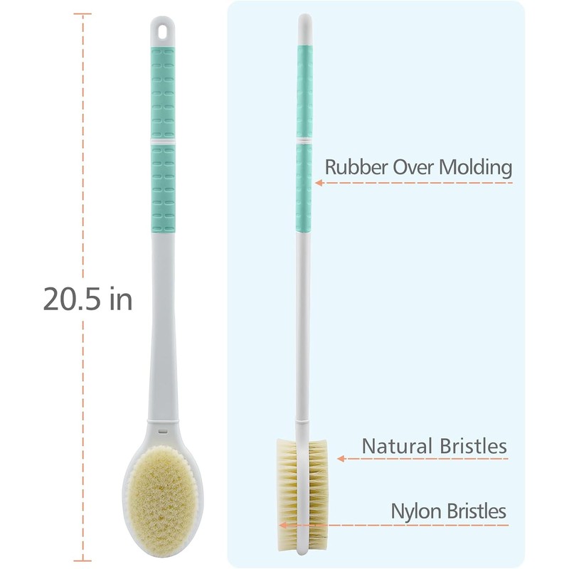 Cepillo de ducha doble cara HONOMA Br20 – mango extra