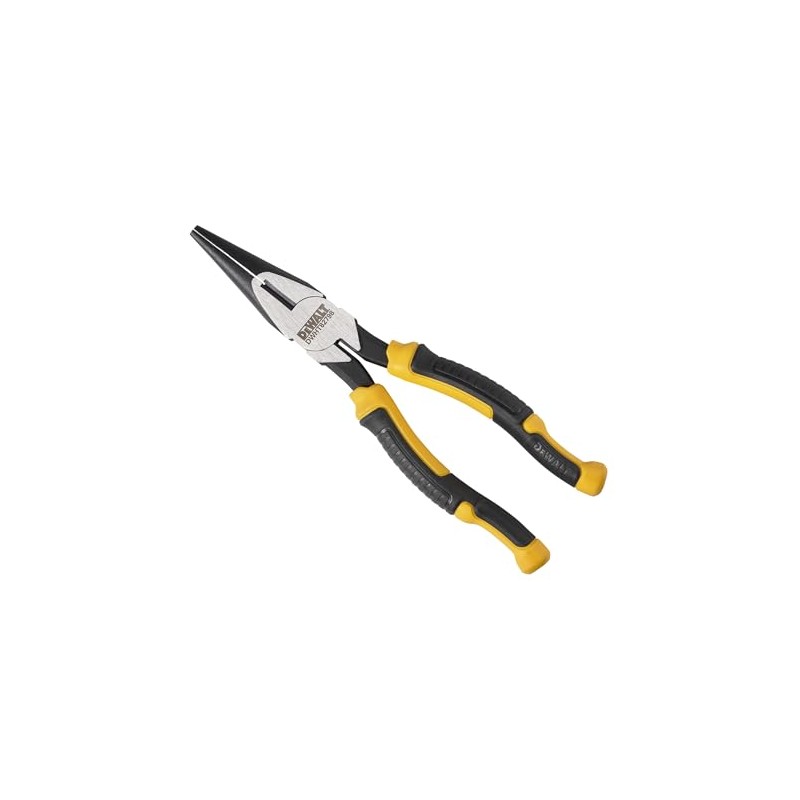 Dewalt Long Nose Pliers 200mm. Crafted from Chrome Vanadium Steel