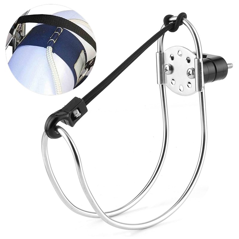 Life Ring Buoy Bracket, 4.5in Stainless Steel Lifebuoy Horseshoe Holder