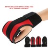 Fixed Aid Gloves for Rehabilitation Training Black Red