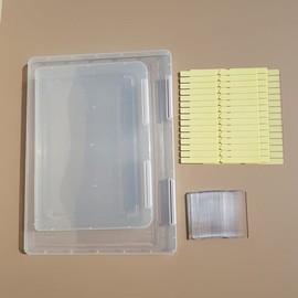 Kiming nail tip double-sided tape 3 sheets x 30p Exhibition tray 48p - Double-sided tape 3 sheets x 30p / 키밍 네일팁 양면 테이프 3장x30p 전시 트레이 48p - 양면 테이프 3장x30p