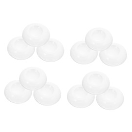 OSALADI 12pcs Transparent Door Bumper Wall Protector Door Knob Protector for Wall for Home Kitchen Bathroom More