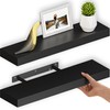 Ballucci Floating Shelves, 24" Wood Wall Shelf Set of 2,