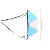 Polyester Taffeta Durable Folding Kayak Wind Sail Transparent Window Canoe