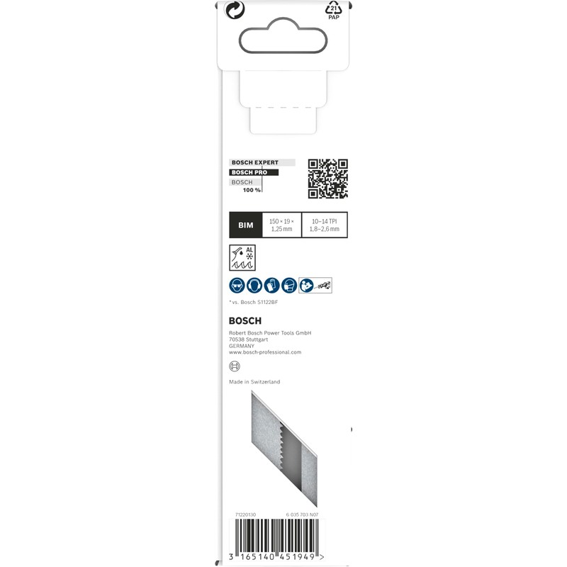 Bosch S925VF Metal Saver Saw Blade Set of 5