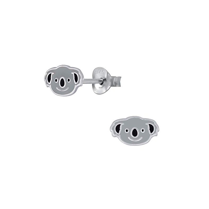 Koala Earrings 925 Sterling Silver