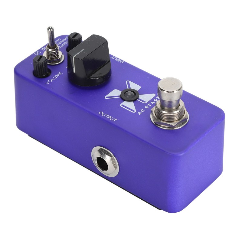 Electric Effects Pedal Aluminium Alloy Blue Color Piezo Standard Jumbo
