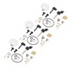 3 Set Carburetor Rebuild Kit Plastic Iron Carburetor Repair Kit