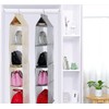 Detachable 4 Big Compartment Pouch Hanging Handbag Organizer Clear Purse