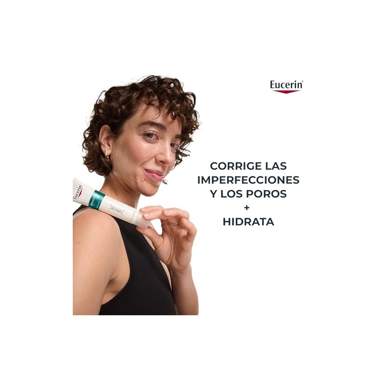 EUCERIN DermoPure Fluido Facial Hidratante Matificante Para Piel Grasa, 40