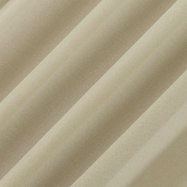 No. 918 Reman 2-Pack Twist Tab Linen Texture Semi-Sheer Tab Top Curtain Panel Pair, 40" x 84", Taupe