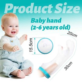 VURYAPI Plaster Protection Waterproof Short Arm Child Water Protection Plaster Arm for Children Medical Consumables for Plaster Protection, Reusable Plaster Protection Against Water Arm for Wounds