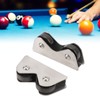 2Pcs Pool Billiard Cue Roller Stainless Steel Billiard Cue Straightness