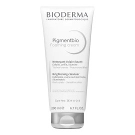 Bioderma Pigmentbio Foaming Cream Limpiador Iluminador Nocturno, Todo Tipo de Piel, 200 ml