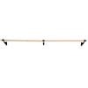 Pro-Gymnastics Ballet Barre 6 FT Long Single Bar Black 2.0”
