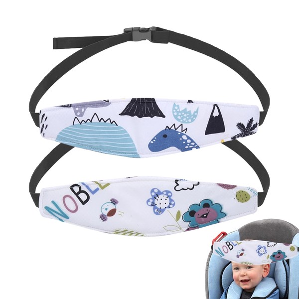 Pack of 2 Headrest Car Children's Pram Headrest Headband for