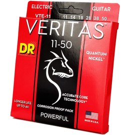 DR Strings VERITAS™ - Coated Core Technology Electric Guitar Strings: Heavy 11-50