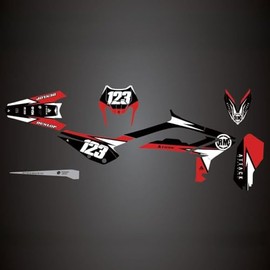 Attack Graphics Custom Fury Complete Bike Graphics Kit for Beta 350 RS 2024