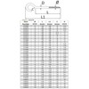 AERZETIX C57997 Set of 5 Screw Hooks Curved for Screwing