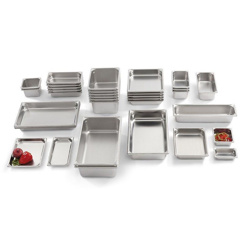 Vollrath 2-1/2" Deep Super Pan V Stainless Steel Sixth-Size Steam