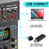 Professional Audio Mixer, Sound Board with 4 Channel Mixer USB