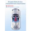 CERITORN Universal Car Interior Rearview Baby Mirror Wide Angle Convex