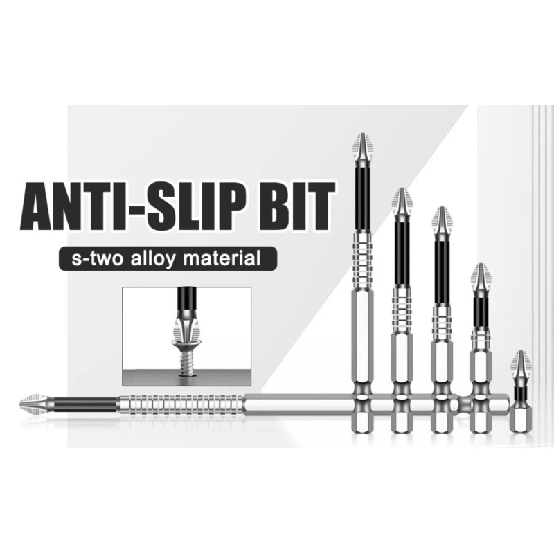 Unbranded 2SET High-Magnetic Screwdriver Drill Bit,Strong Magnetic Durability Drill Bit