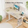 Marsail 40x24 Electric Standing Desk - Adjustable Height Computer Desk